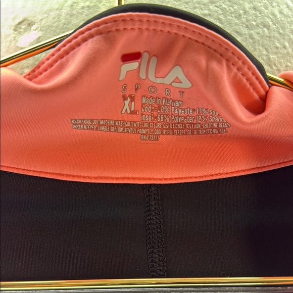 Sporty Black and Pink Zip-up Sweatshirt - Picture 2 of 3